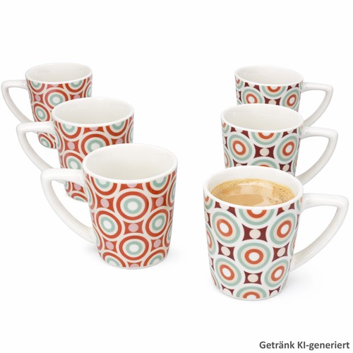 Serena 6er set kaffeebecher - serena,