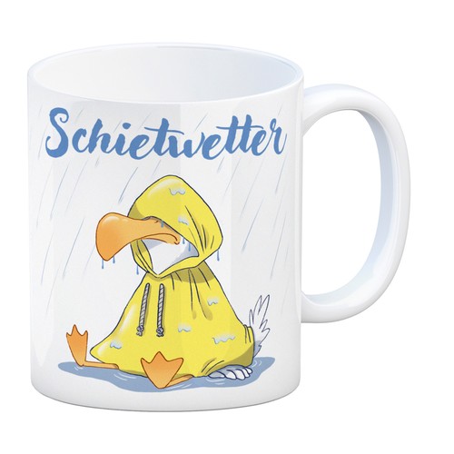 Möwe kaffeebecher mit spruch - möwe,