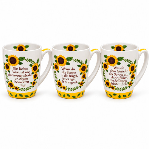 Weltbild tassen sonnenblumen - tassen,