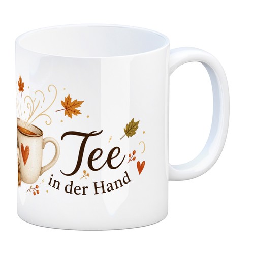 Kaffeebecher herbst tee - tee,