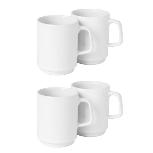 4er set kaffeetasse l - kaffeetasse,
