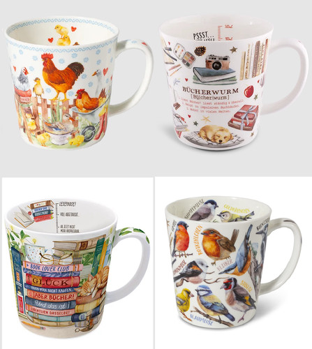 Kaffeebecher bücherwurm - kaffeebecher,